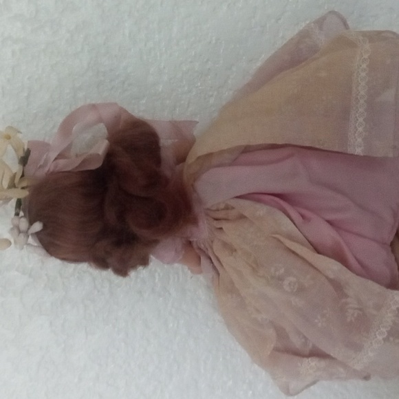 Collectible Vintage Storybook Doll Plastic Sleepy Eyes Pink #2 - Picture 9 of 16